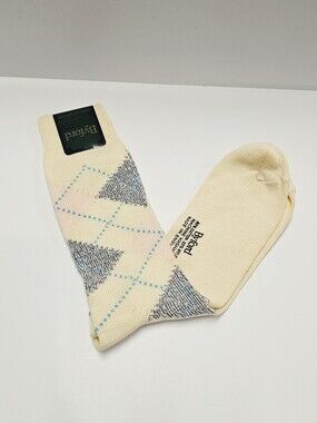 Byford Vintage classic diamond pattern argyle socks